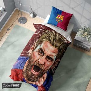 روتختی ورزشی طرح مسی و بارسلونا کد 1687