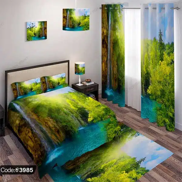 ست اتاق خواب منظره آبشار کد 3985