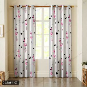 پرده پانچ طرح فلامینگو کد 4107