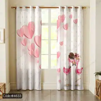 پرده پانچ طرح فلامینگو کد 4633