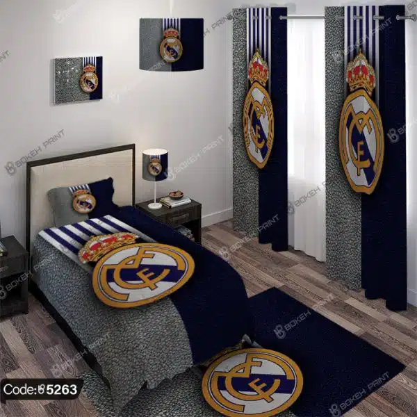 ست اتاق خواب طرح رئال مادرید کد 5263