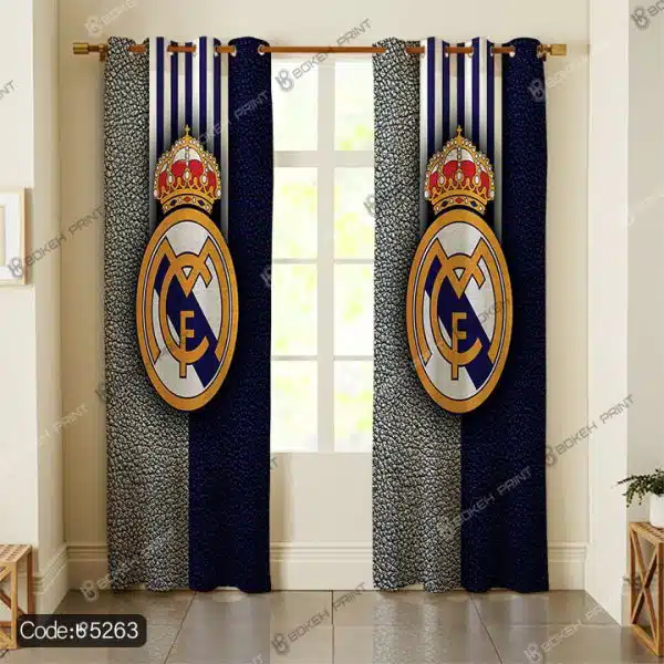 پرده طرح رئال مادرید کد 5263