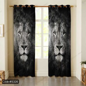 پرده طرح شیر کد 5326