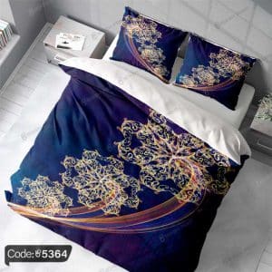 روتختی طلایی آبی سه بعدی کد 5364