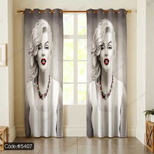 پرده طرح مرلین مونرو کد 5407