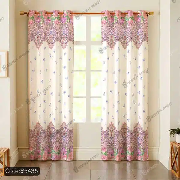 پرده پانچ اسلیمی کد 5435