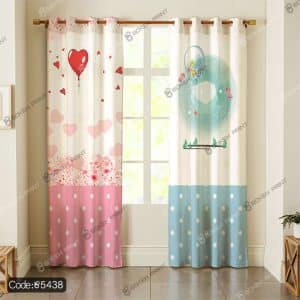 پرده قلب و بادکنک کد 5438