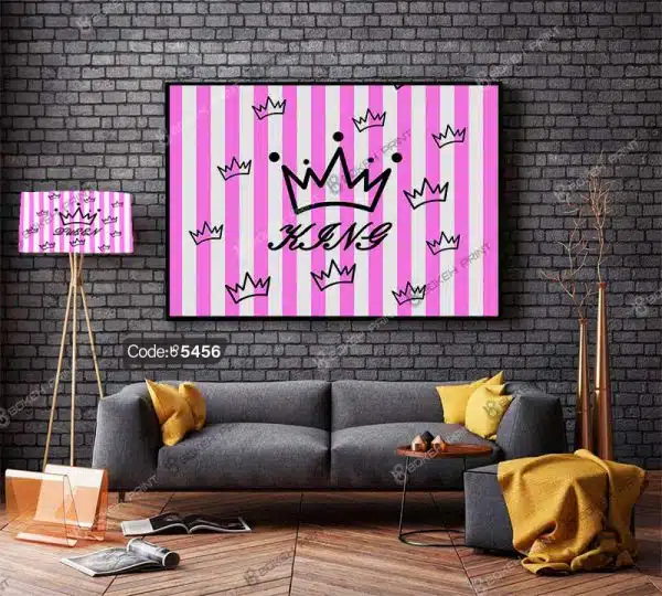 تابلو یاسی کویین و تاج کد 5456