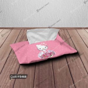 کاور دستمال کاغذی طرح کیتی کد 5468