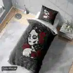 روتختی طرح زن و گل رز کد 5534