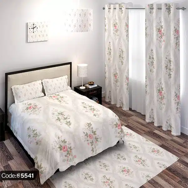 ست اتاق خواب اسلیمی طرح گل کد 5541