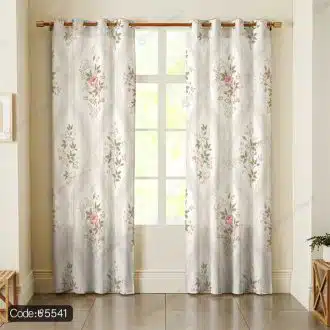 پرده اسلیمی طرح گل کد 5541
