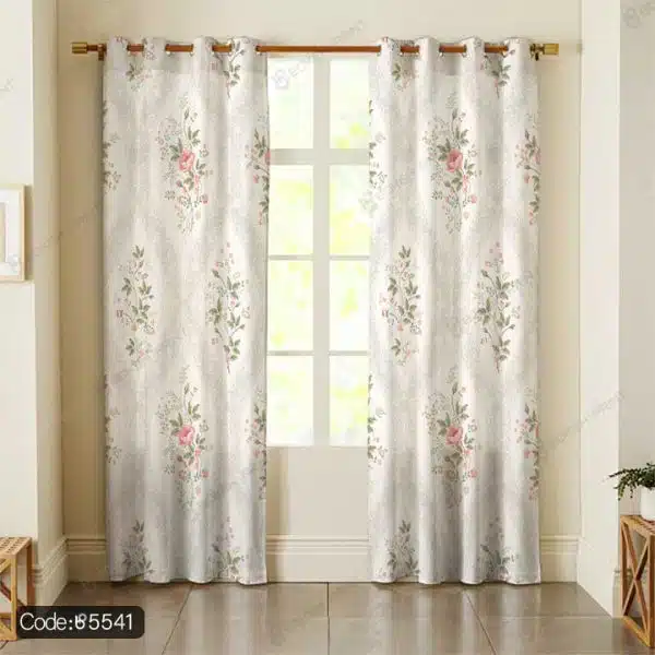 پرده اسلیمی طرح گل کد 5541