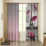 پرده برج ایفل و چتر کد 5542