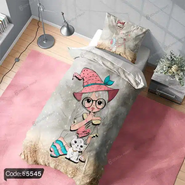 روتختی طرح دختر خجالتی و دوچرخه کد 5545