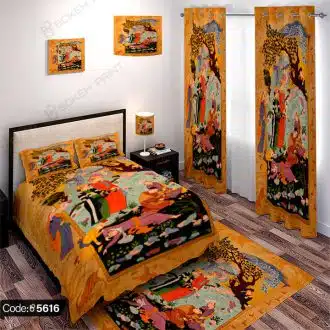 ست اتاق خواب نقاشی سنتی کد 5616