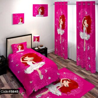 ست اتاق خواب طرح دختر خجالتی کد 5645