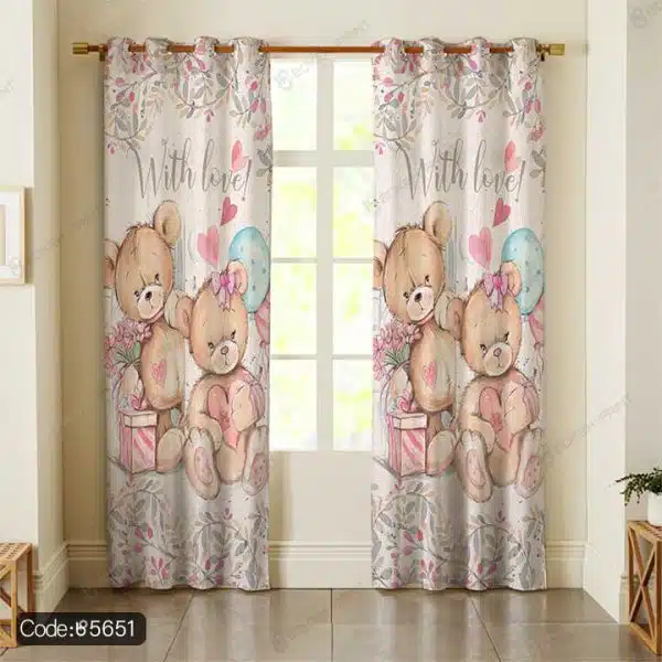 پرده طرح عروسک کد 5651