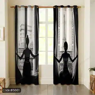 پرده پانچ زن و پنجره کد 5661