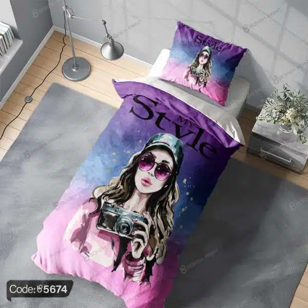 روتختی طرح دختر My Style کد 5674