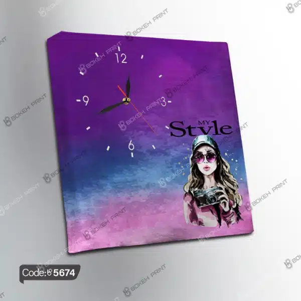 ساعت طرح دختر My Style کد 5674