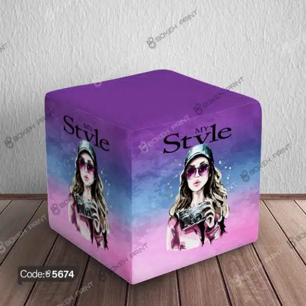 پاف طرح دختر My Style کد 5674