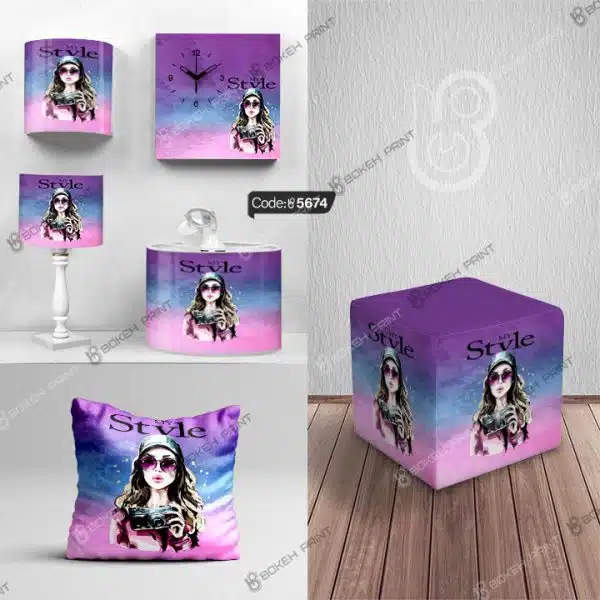 اکسسوری طرح دختر My Style کد 5674