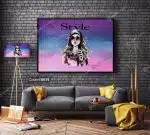 تابلو طرح دختر My Style کد 5674