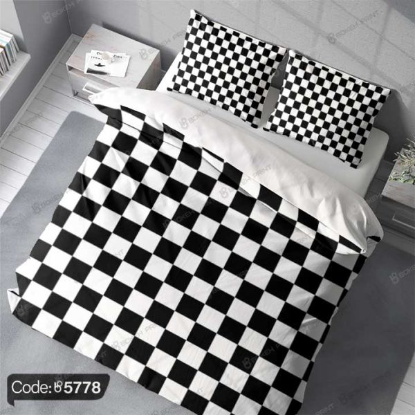روتختی شطرنجی سیاه سفید کد 5778