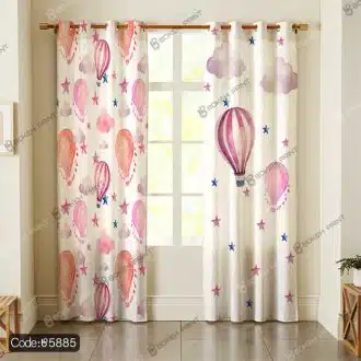 پرده بالن و ستاره کد 5885