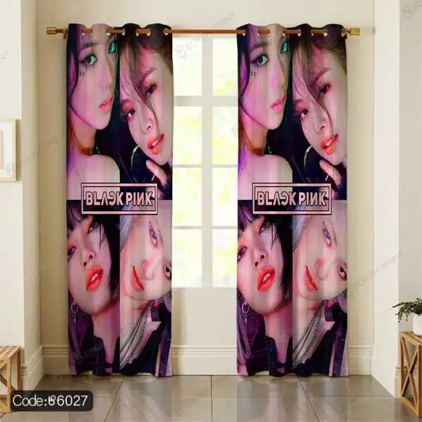 پرده پانچ Black Pink بلک پینک کد 6027