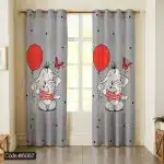 پرده فیل و بادکنک قرمز کد 6067