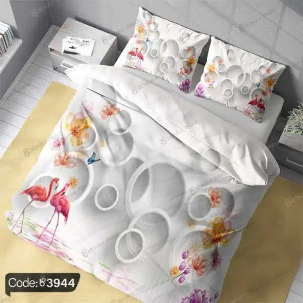 روتختی طرح فلامینگو و گل کد 3944