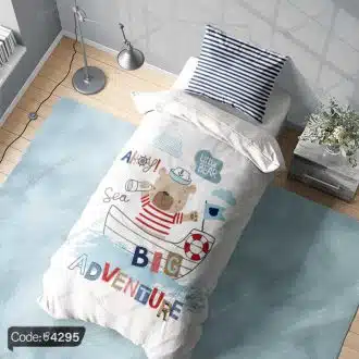 روتختی طرح کارتون خرس و قایق کد 4295