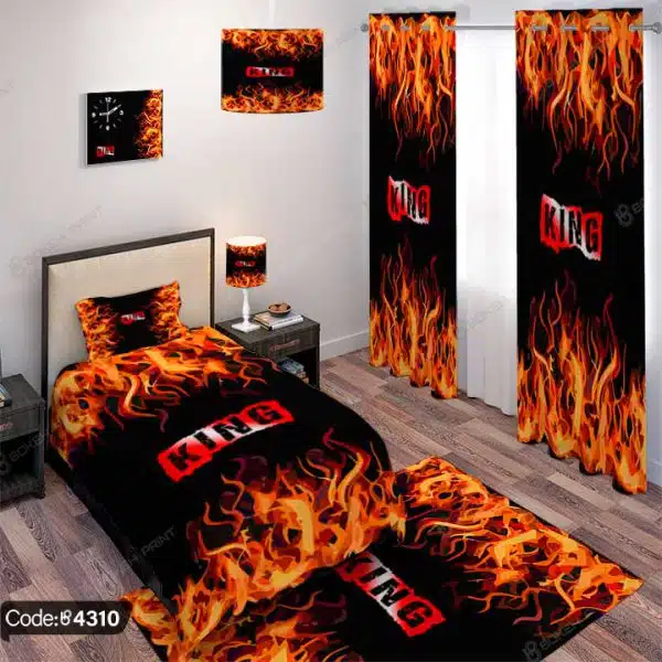 ست اتاق خواب طرح آتش و کینگ کد 4310