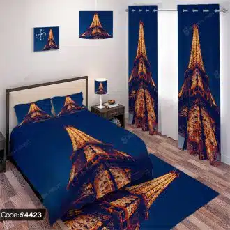 ست اتاق طرح برج ایفل کد 4423