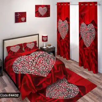 ست اتاق طرح قلب کد 4432