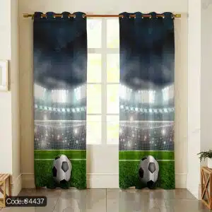 پرده پانچ طرح فوتبالی کد 4437