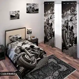 ست اتاق طرح موتور سیکلت کد 4453