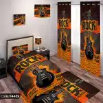 ست اتاق خواب طرح گیتار راک کد 4459