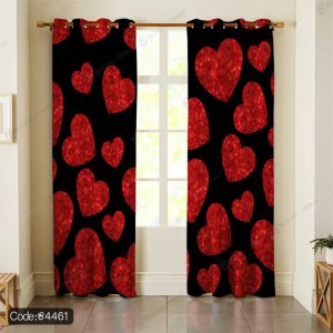 پرده پانچ طرح قلب کد 4461
