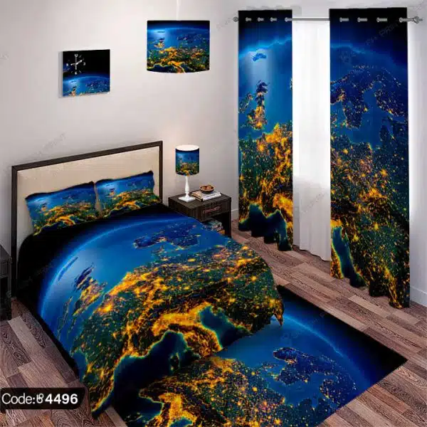 ست اتاق طرح کره ی زمین کد 4496