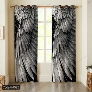 پرده طرح بال کد 4523