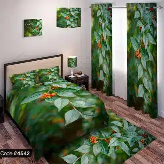 ست اتاق خواب طرح برگ کد 4542