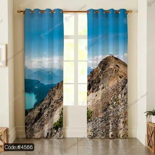 پرده طرح منظره کد 4566