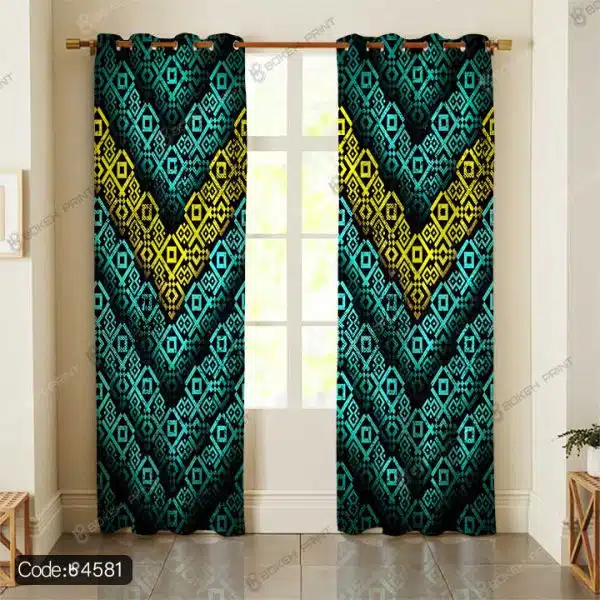 پرده طرح فانتزی سه بعدی کد 4581