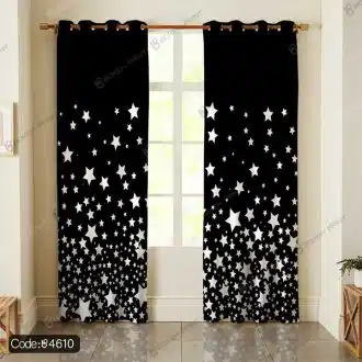 پرده طرح ماه و ستاره کد 4610