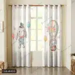 پرده کودک خرگوش و بالن کد 4613