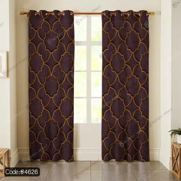 پرده طرح اسلیمی کد 4626