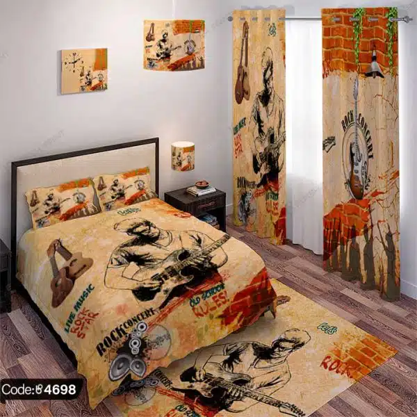 ست اتاق خواب طرح راک استار کد 4698